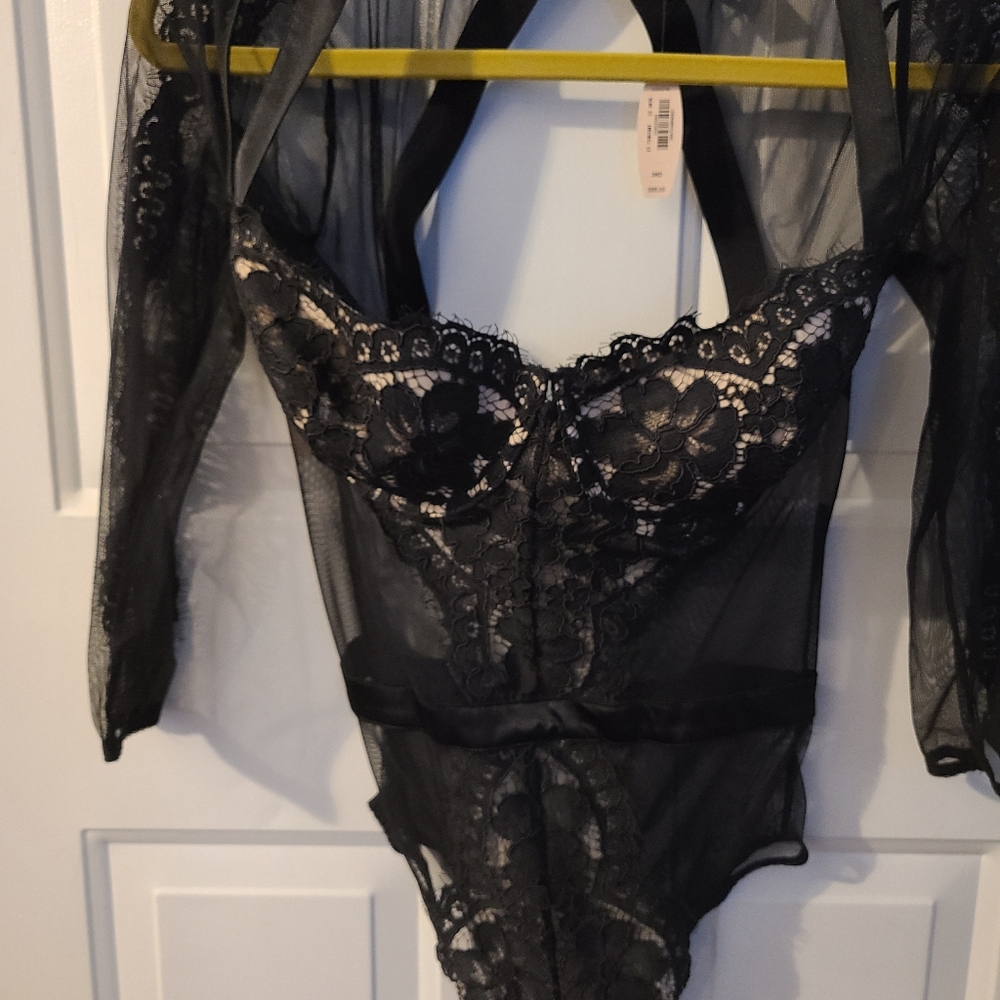 Sexy black body suit